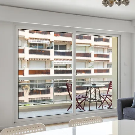 Jardin Pauline 2 Pieces Balcon Proche Apartman Juan-les-Pins